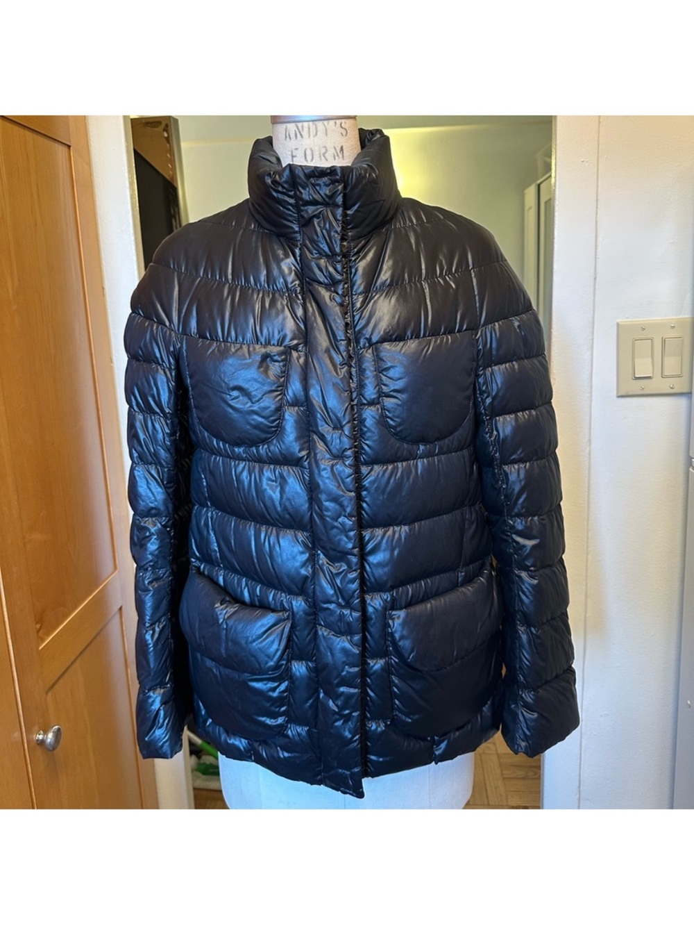 Uniqlo Jill Sander Black puffer jacket